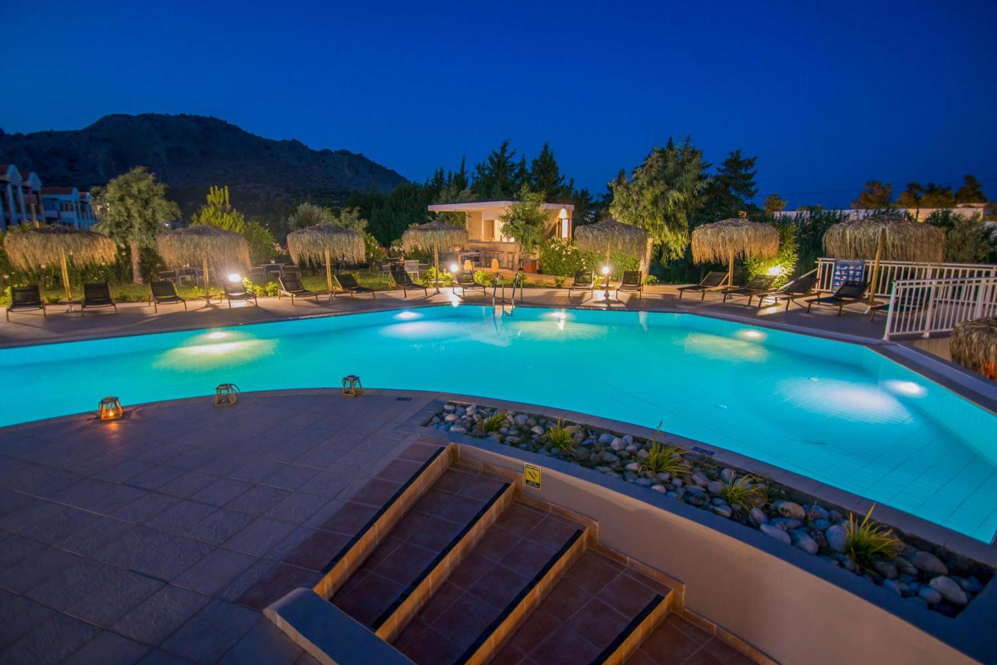 Lindos Breeze Beach Hotel Kiotari Eksteriør bilde
